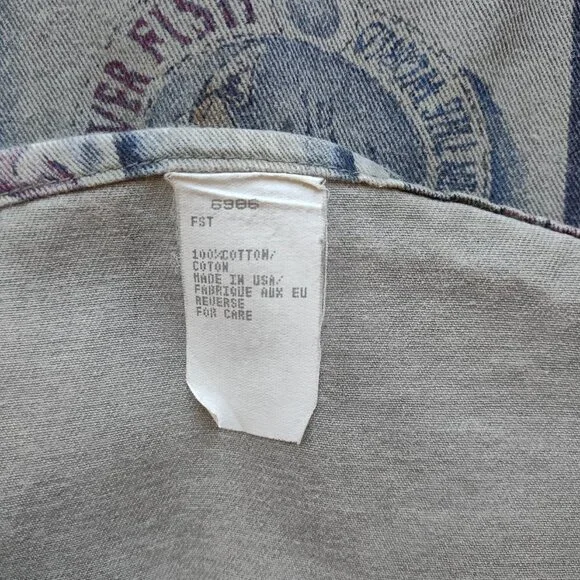 Vintage Woolrich Mens Casual Shirt Button Up Fishing Nature Outdoor Size Large - Picture 7 of 7